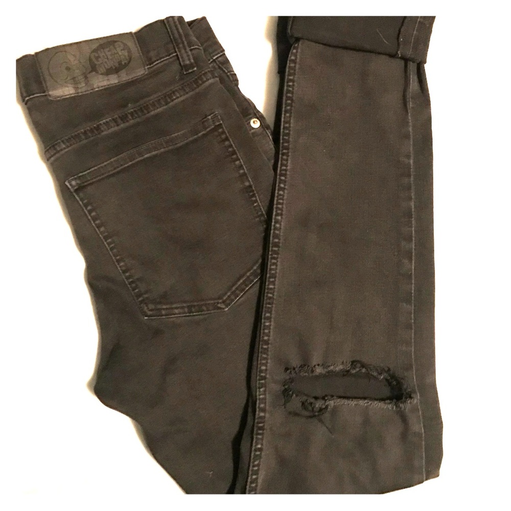 Cheap Monday Skinny Black Denim - 30x32